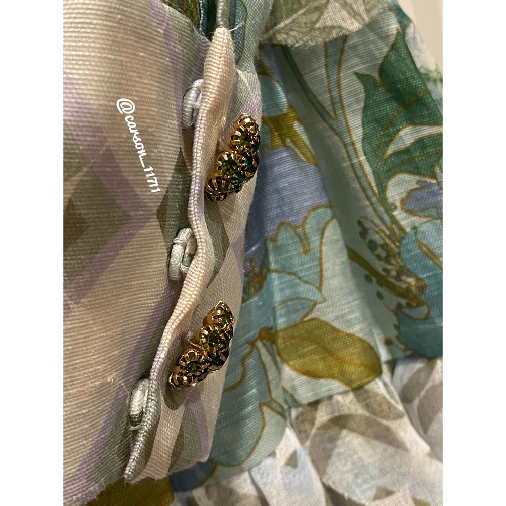 Zimmermann Rhythm Scalloped Printed Dress - Picture 11 of 12